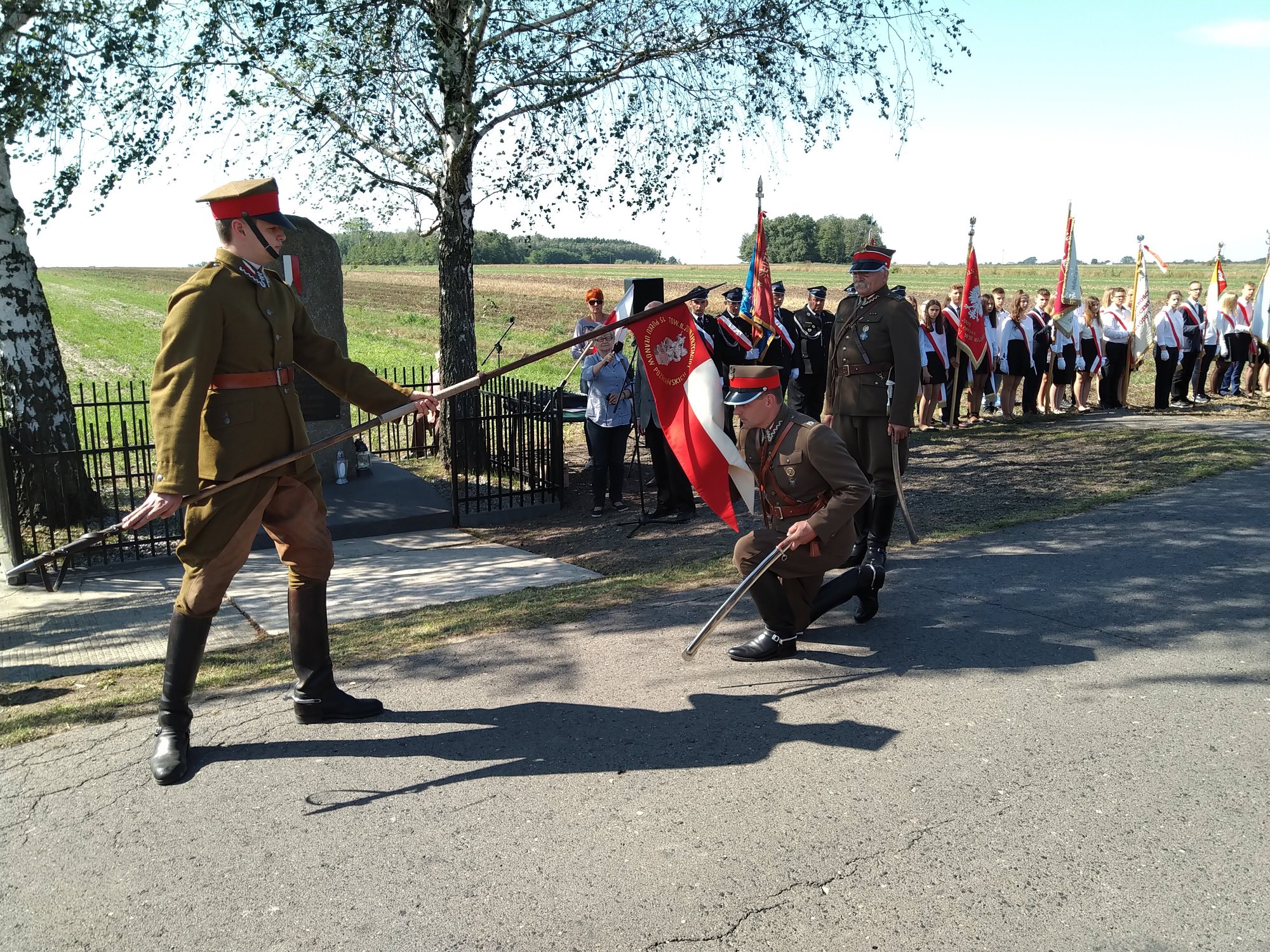 Uroczystość upamiętnienia dowódcy pułku, pułkownika Tadeusza Mikke