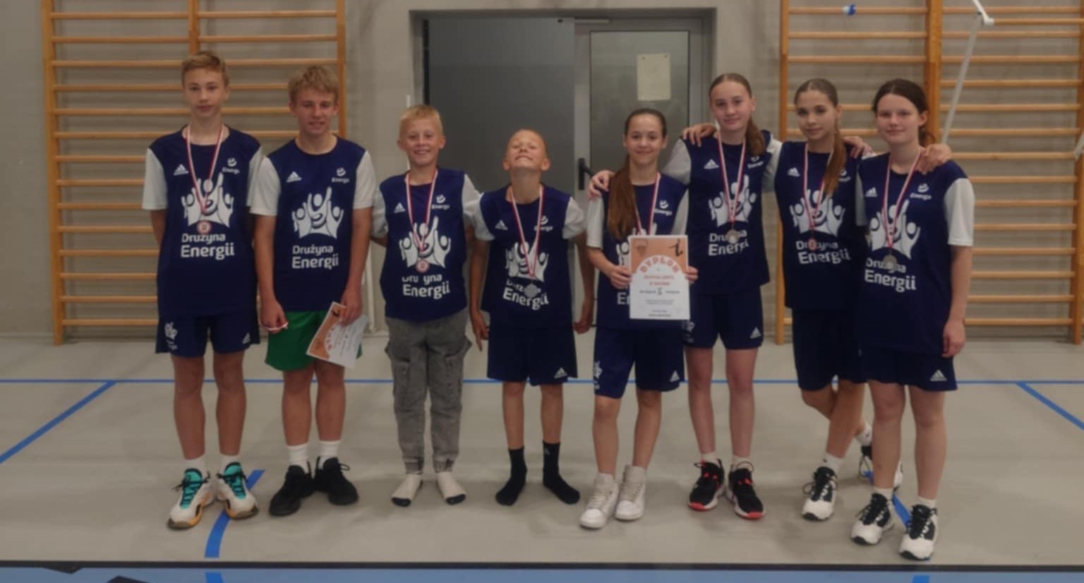 II miejsce drużyn koszykówki podczas Mistrzostw Gminy Mosina w Koszykówce 3×3